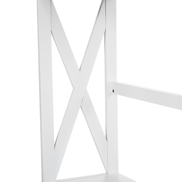 sconto Console d'Entrée 1 Tiroir 100x30x91 cm en Bois Blanc