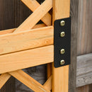 Fioriera da Giardino con Griglia 60x40x160 cm in Legno