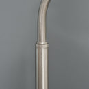 Lampada da Terra con Tavolino e 2 Prese USB 44,5x44,5x144,5 cm in Metallo Nero