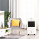 Raffrescatore Ventilatore con Ghiaccio 75W 9 Funzioni Bianco