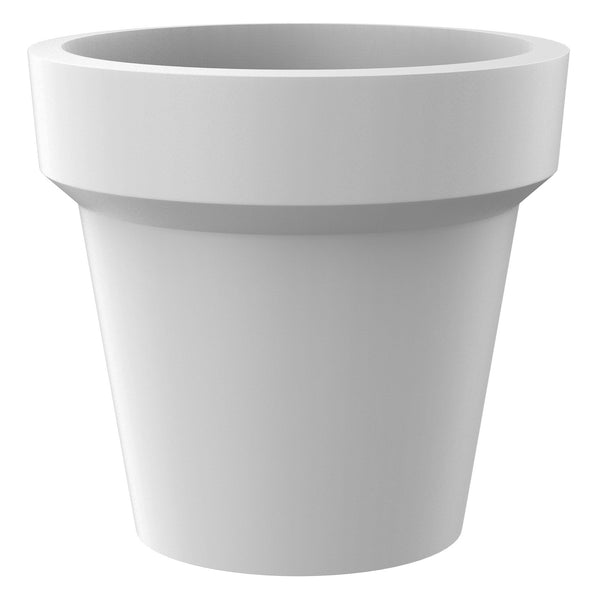 sconto Vase Arkema POT L en résine blanche Ø135x125 cm