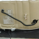 Piscina Idromassaggio Riscaldante da Esterno 4 Posti 100 Getti 150x150x65 cm Bianco e Marrone