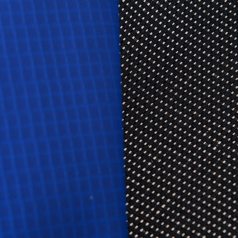 Trampolino Tappeto Elastico Ø305x248 cm con Rete e Bordo Imbottito Blu e Nero