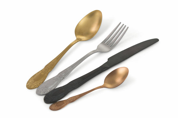 Service de Couverts 24 Pièces en Acier Satiné Assorti VdE Tivoli 1996 Pays des Merveilles prezzo