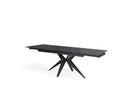 Tavolo Allungabile 160/240x90x76 cm in Ceramica Match 2 Nero Opaco