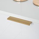 Mobile Credenza 3 Cassetti 2 Ante 120x40x76 cm in MDF e Metallo Bianco