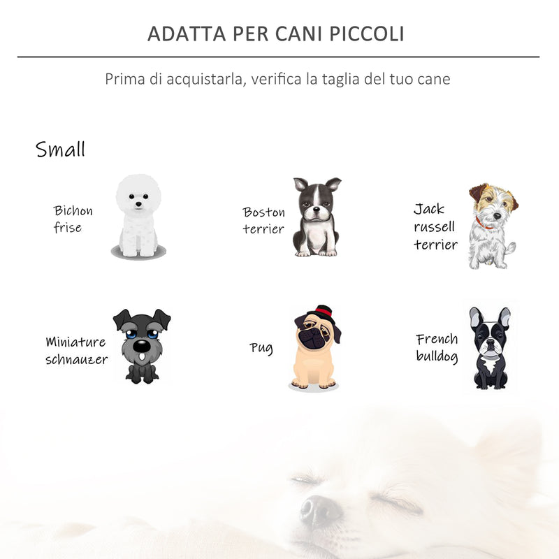 Divano per Cani e Gatti Imbottito 73x53x21 cm in Similpelle Marrone