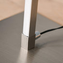 Lampada a LED da Terra a Stelo 144 cm 12W Bianco Caldo Argento