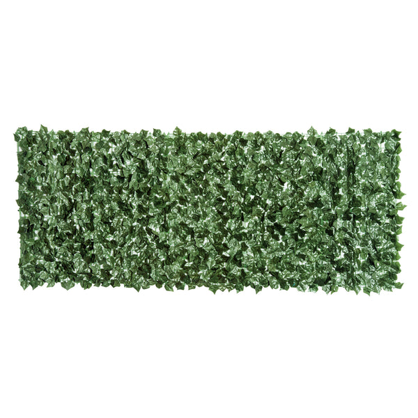 Arella Haie Synthétique Artificielle 2,4x1m pour Balcon et Jardin Feuilles Vert Foncé online