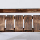 Scaffale Portapiante Pieghevole da Giardino 80x37x93 cm in Legno di Abete