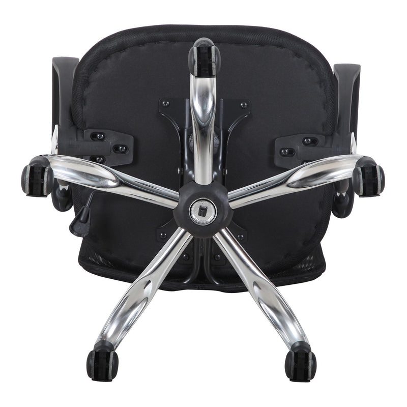 Sedia Poltrona Direzionale da Ufficio in Tessuto Nera