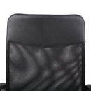 Sedia Poltrona Direzionale da Ufficio in Tessuto Nera