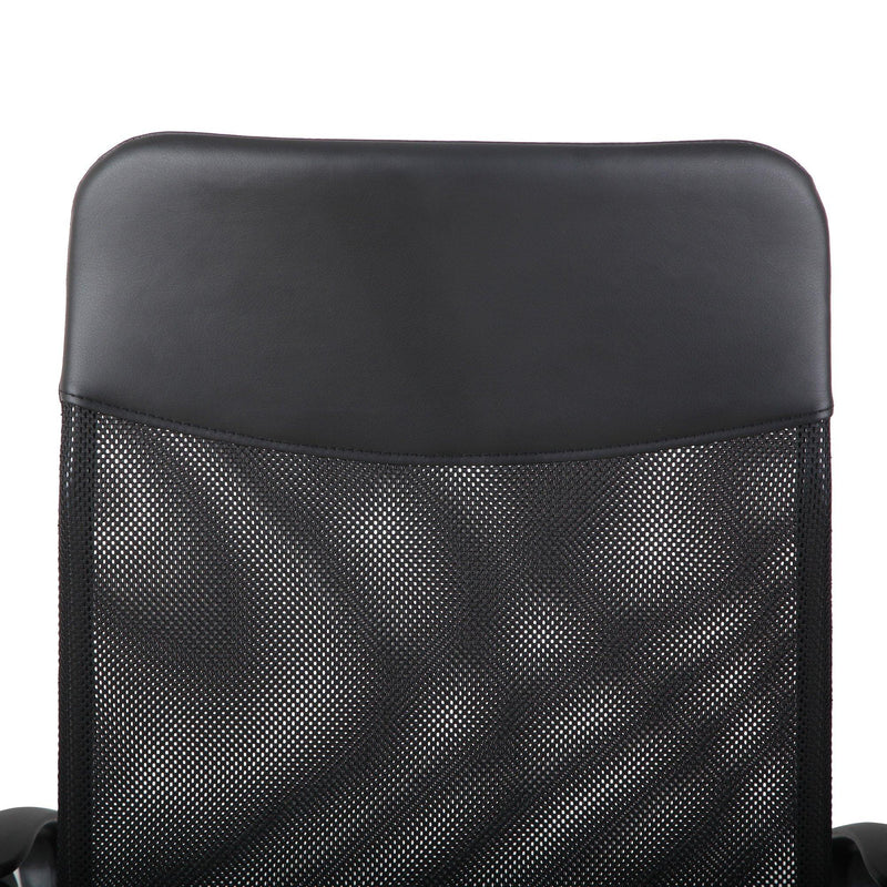 Sedia Poltrona Direzionale da Ufficio in Tessuto Nera