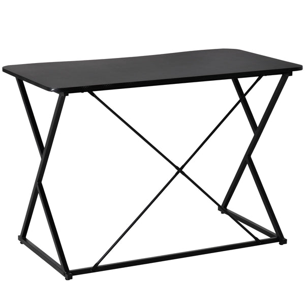 acquista Bureau Compact 100x60x75,5 cm en Métal et MDF Noir