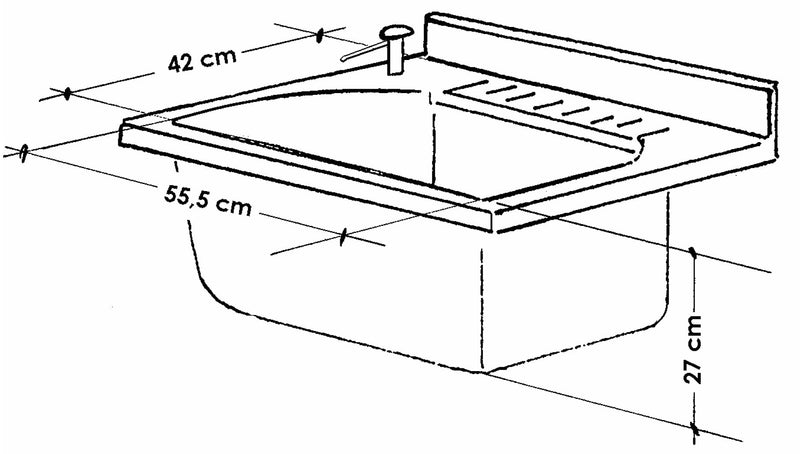 Mobile Lavatoio 60x50x85cm 2 Ante Asse in Legno Montegrappa Marella Bianco