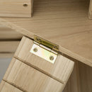 Gabbia per Roditori e Criceti 78x40x44 cm con Tetto Apribile in Legno Naturale