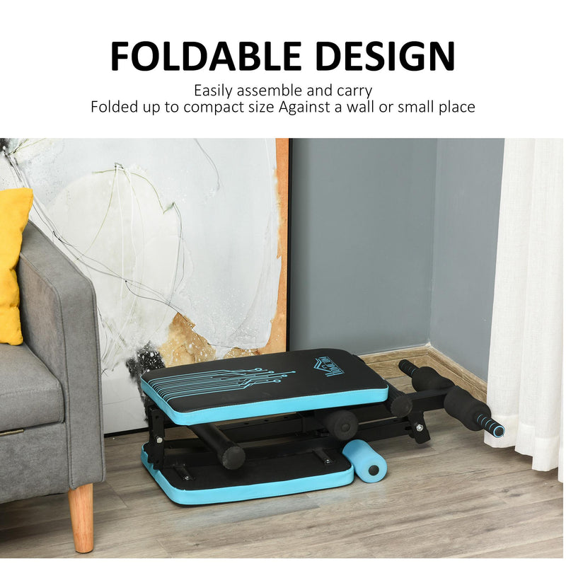 Panca Fitness per Addominali Inclinata Multifunzione Regolabile