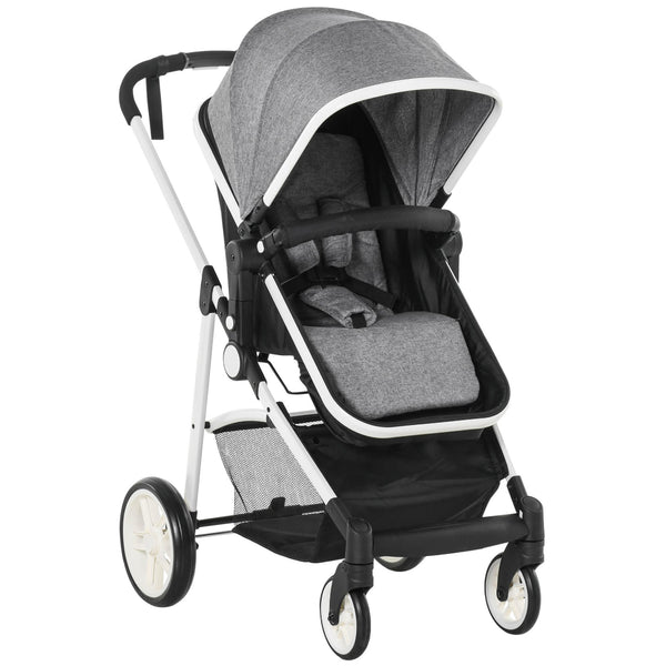 Poussette Bébé Légère Pliable Inclinable Gris acquista