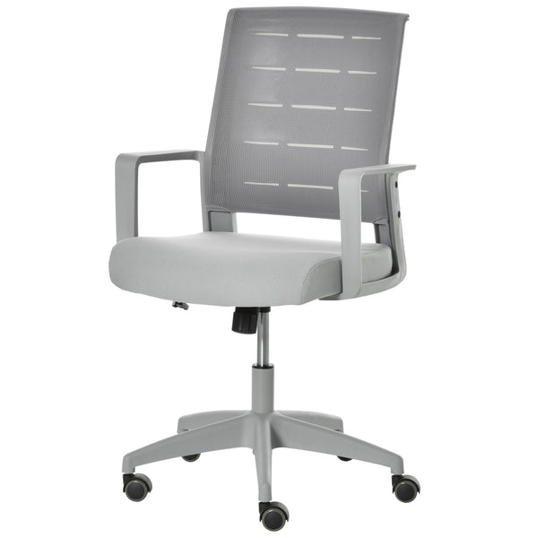 online Chaise de bureau opérative en tissu gris