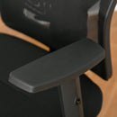 Sedia Poltrona Direzionale da Ufficio in Tessuto Nero