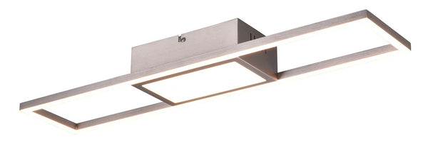 Plafoniera da Interno a LED in Metallo Nichel Satinato online