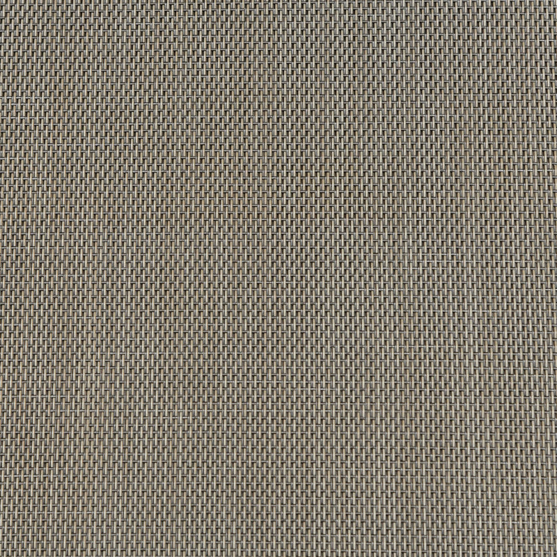 Set Tavolo con Mensola e 2 Sedie Pieghevoli da Giardino in Metallo e Textilene Marrone e Nero