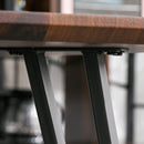 Tavolo Rettangolare 120x60x75 cm in Legno Noce