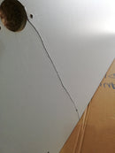 Mobiletto 2 Ante River 68x34x93,5 cm in Truciolare bilaminato Bianco Seconda Scelta