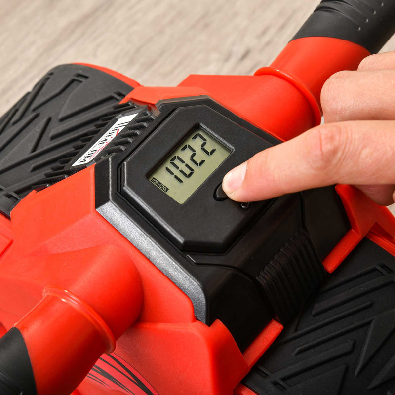 Attrezzo per Allenamento Addominali con Tappetino per Ginocchia Rosso