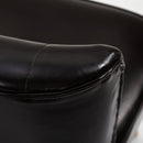 Divano 2 Posti 117x56,5x77 cm in Similpelle Marrone Scuro