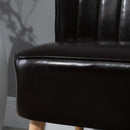 Divano 2 Posti 117x56,5x77 cm in Similpelle Marrone Scuro