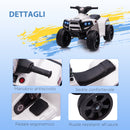 Mini Quad Elettrico per Bambini 6V Nero Bianco