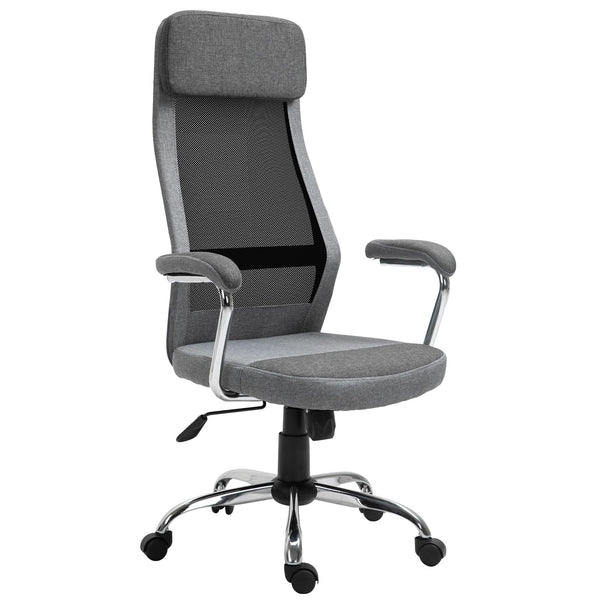 online Chaise de bureau exécutive en tissu maillé gris