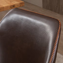 Sedia Imbottita 61x58x84 cm in Similpelle Marrone