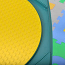 Set Tavolino con Sedia per Bambini in ABS Giallo e Verde