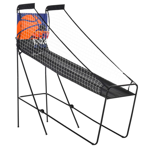 prezzo Panier de basket avec toboggan et tableau d'affichage électronique 66x207x206 cm