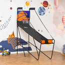 Canestro da Basket con Scivolo e Segnapunti Elettronico 66x207x206 cm