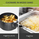 Friggitrice ad Aria Calda Capacità 4L 1300W 36 x 28 x 31,5 cm