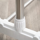 Stender Porta Abiti Estensibile 93-172x42x95-162,5 cm in Acciaio