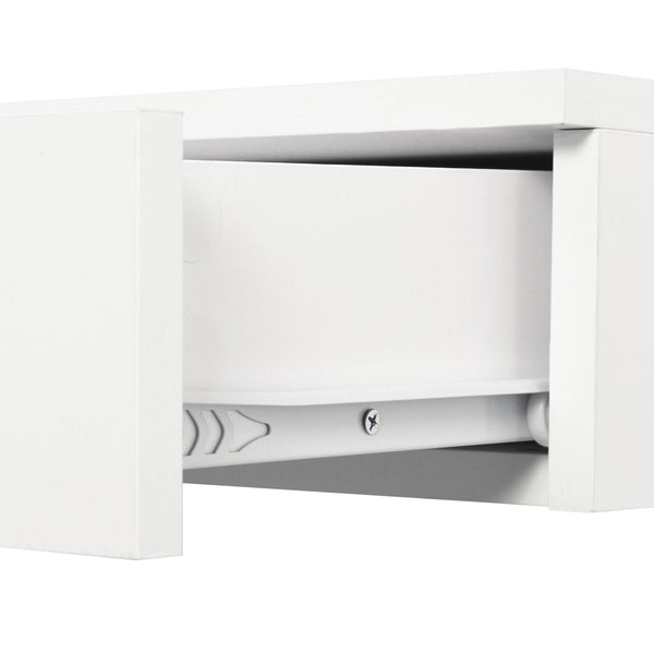 Lot de 2 Chevets Suspendus 35x32x22,5 cm en Bois Blanc acquista