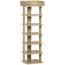 Scarpiera 6 Paia 32x30x104 cm in Legno Rovere