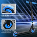 Monopattino per Bambini 64,5x37x76 cm in Metallo e Alluminio Nero