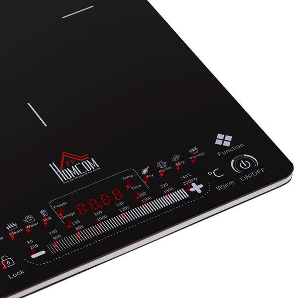 Plaque Induction Portable 37x29x4.1 cm avec Affichage LED Noir online
