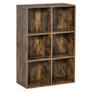 Libreria 6 Ripiani 65,5x30x97,5 cm in Legno Marrone