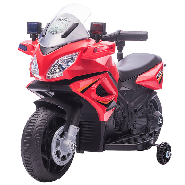 online Moto Électrique Police pour Enfants 6V Police Rouge