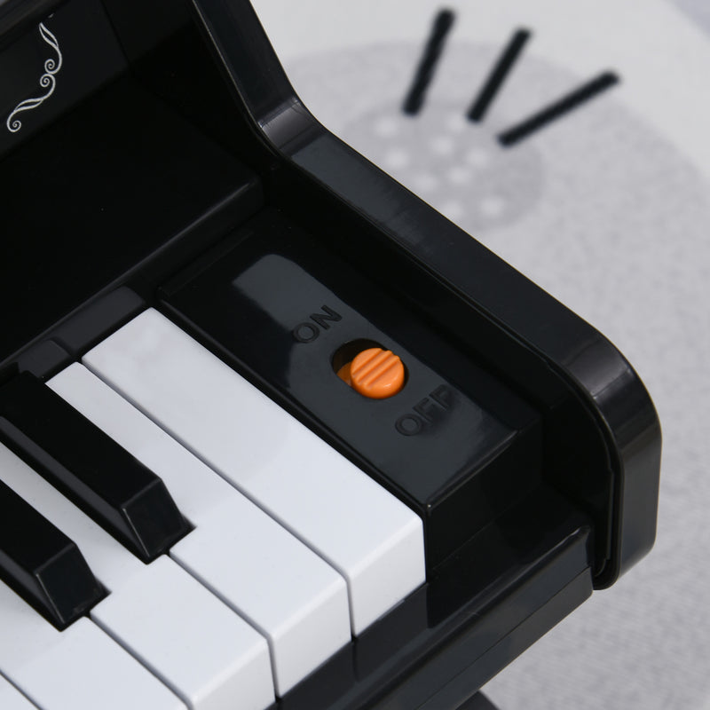 Mini Pianoforte Giocattolo per Bambini  25 Tasti in ABS Nero