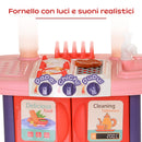 Cucina Giocattolo per Bambini 71,5x35x85,5 cm con Utensili Multicolore