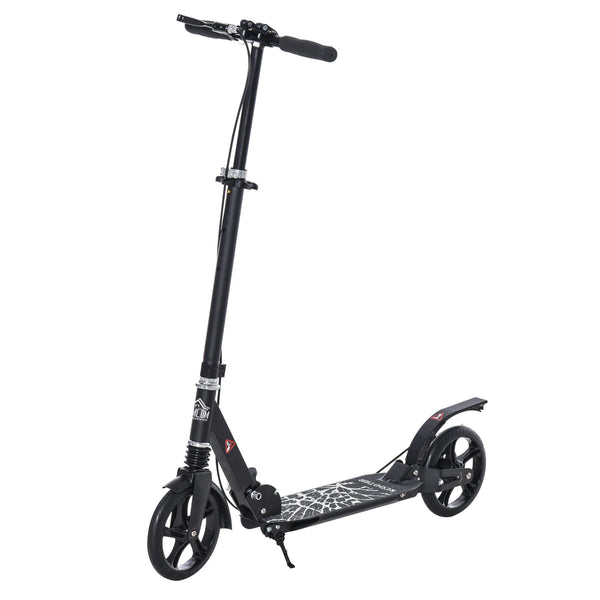 sconto Trottinette Pliante 100x39x80-103,5 cm avec Frein à Disque Aluminium Noir