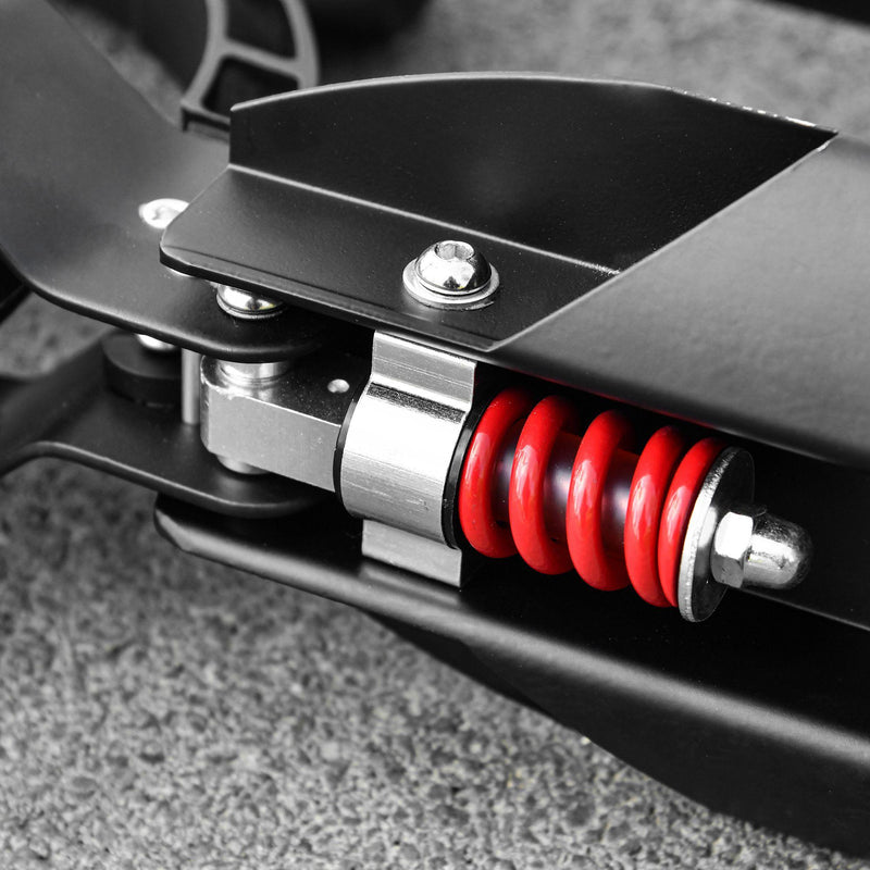 Monopattino Pieghevole 100x39x80-103,5 cm con Freno a Disco in Alluminio Nero