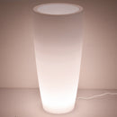 Vaso Luminoso da Giardino a LED Ø43 cm in Resina 5W Cypress Bianco Neutro